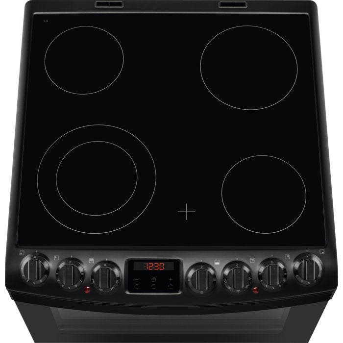 AEG CCB6740MCB Double Oven Cooker with Ceramic Hob - Matt Black | Atlantic Electrics - 40912505438431 