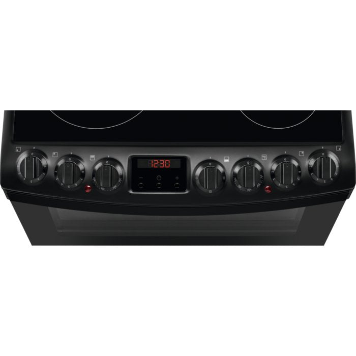 AEG CCB6740MCB Double Oven Cooker with Ceramic Hob - Matt Black | Atlantic Electrics - 40912505536735 
