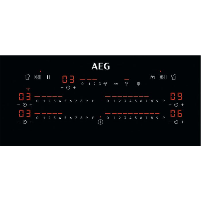 AEG CCE84779FB Induction Extractor Hob Recirculation - Black | Atlantic Electrics - 41048150212831 