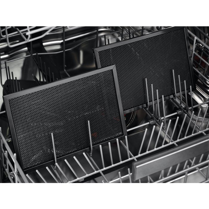 AEG CDE84779FB Venting Induction Hob 83cm Ducted Ventilation - Black | Atlantic Electrics