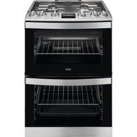 Thumbnail AEG CGB6130ACM Double Gas Cooker with Double Oven - 41222505496799