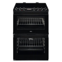 Thumbnail AEG CIB6742ACB Double Oven Cooker with Induction Hob - 40157485400287