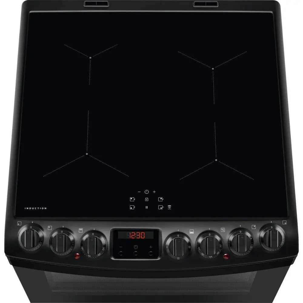 AEG CIB6742MCB Induction Electric Cooker with Double Oven Black - Atlantic Electrics - 40157486416095 