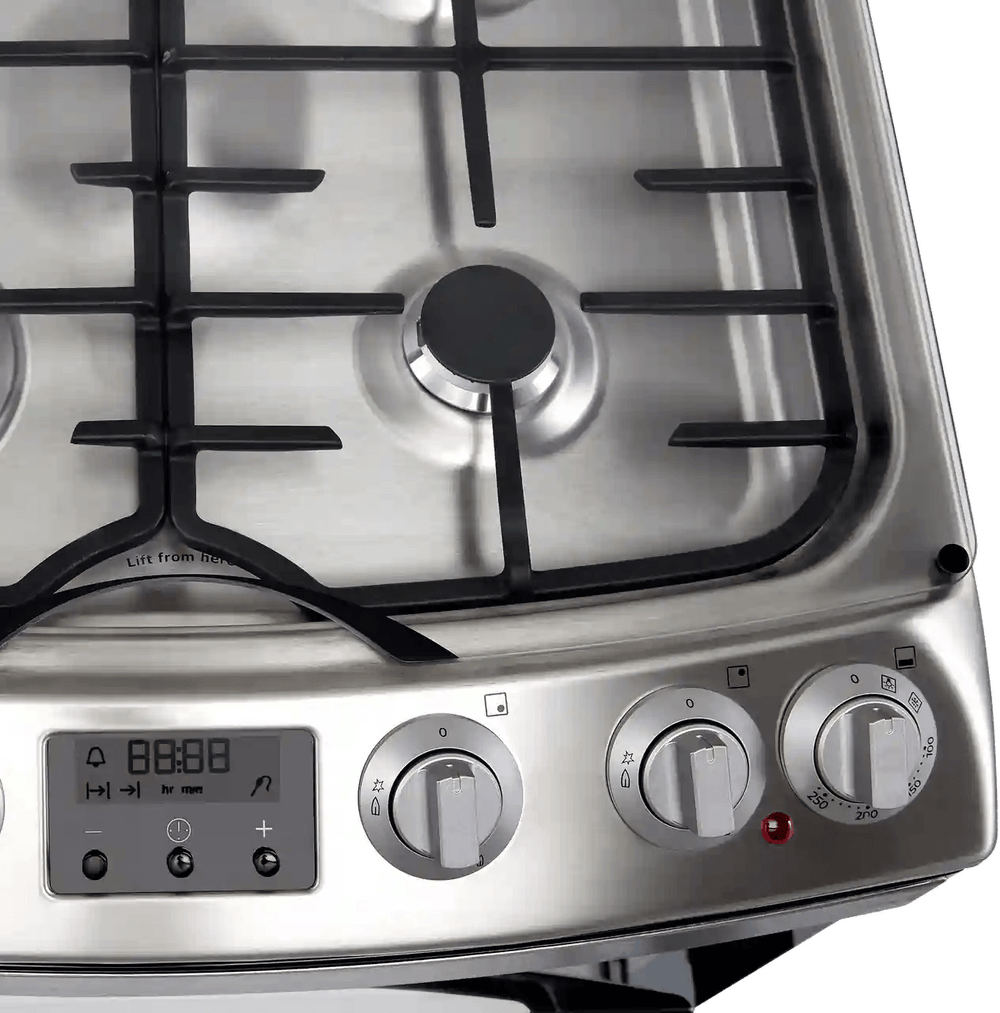AEG CKB6540ACM 60cm Dual Fuel Cooker with Double Oven Black/Stainless Steel - Atlantic Electrics - 40157487169759 
