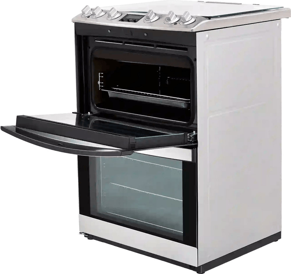 AEG CKB6540ACM 60cm Dual Fuel Cooker with Double Oven Black/Stainless Steel - Atlantic Electrics - 40157487268063 