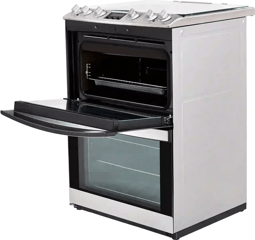 AEG CKB6540ACM Dual Fuel Cooker with Gas Hob- Stainless Steel | Atlantic Electrics - 40157487268063 