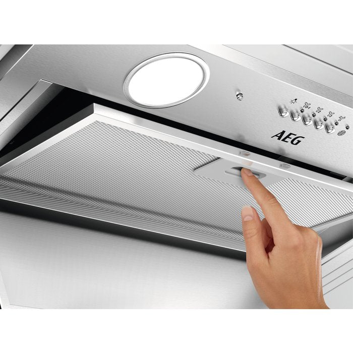 AEG DGE5661HM Canopy Hood - Stainless Steel | Atlantic Electrics