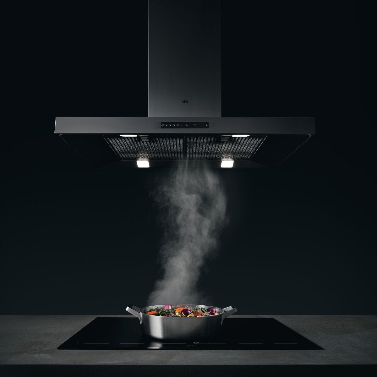 AEG DKB5960HM Chimney Hood - Stainless Steel | Atlantic Electrics