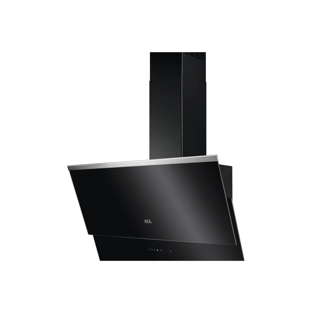 AEG DVB5860B 6000 Angled Chimney Cooker Hood Black Atlantic