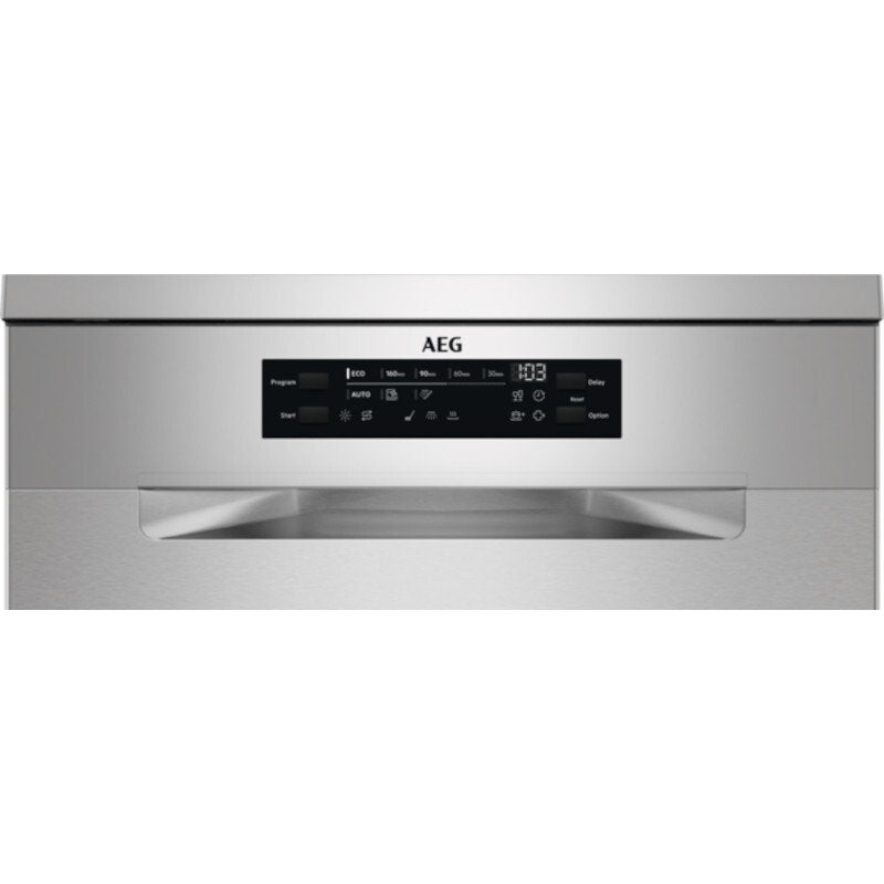 AEG FFB53617ZM Freestanding 60 CM Dishwasher - Stainless Steel | Atlantic Electrics - 41048150835423 