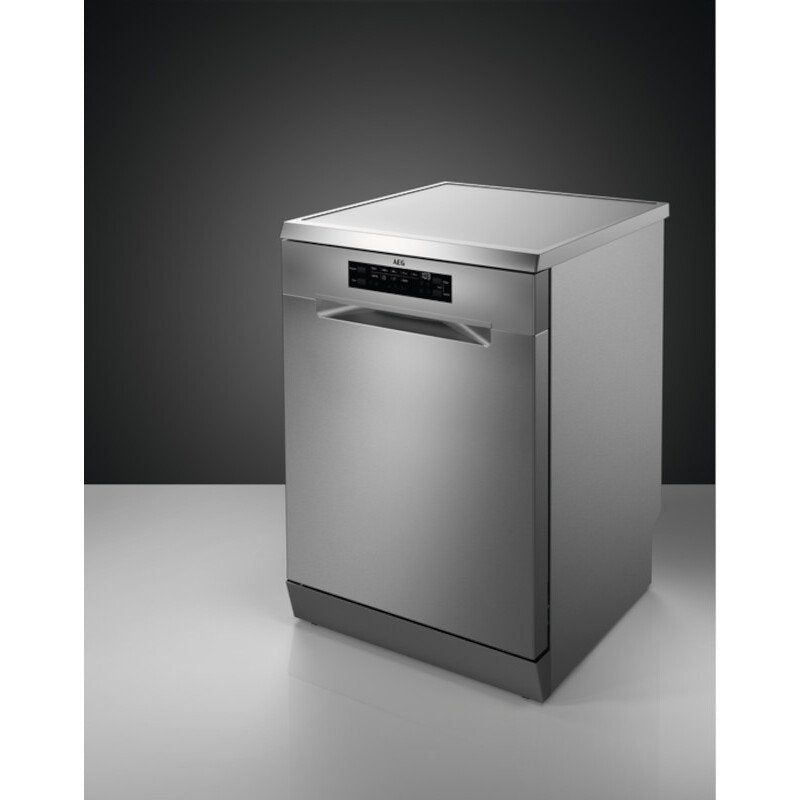 AEG FFB53617ZM Freestanding 60 CM Dishwasher - Stainless Steel | Atlantic Electrics - 41048150737119 