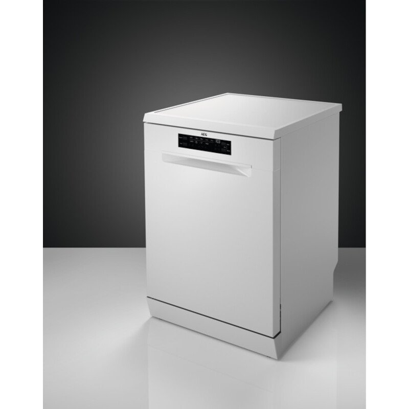 AEG FFB53617ZW Freestanding 60 CM Dishwasher - White | Atlantic Electrics - 41048151359711 