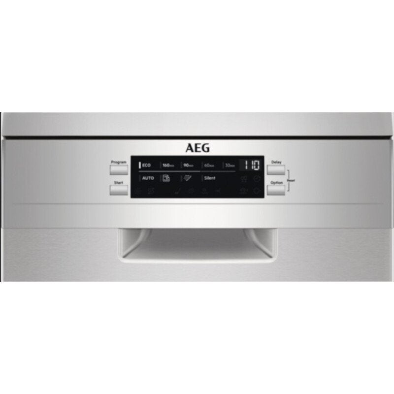 AEG FFB73527ZM Freestanding 45 CM Dishwasher - Stainless Steel - Atlantic Electrics - 41087763644639 