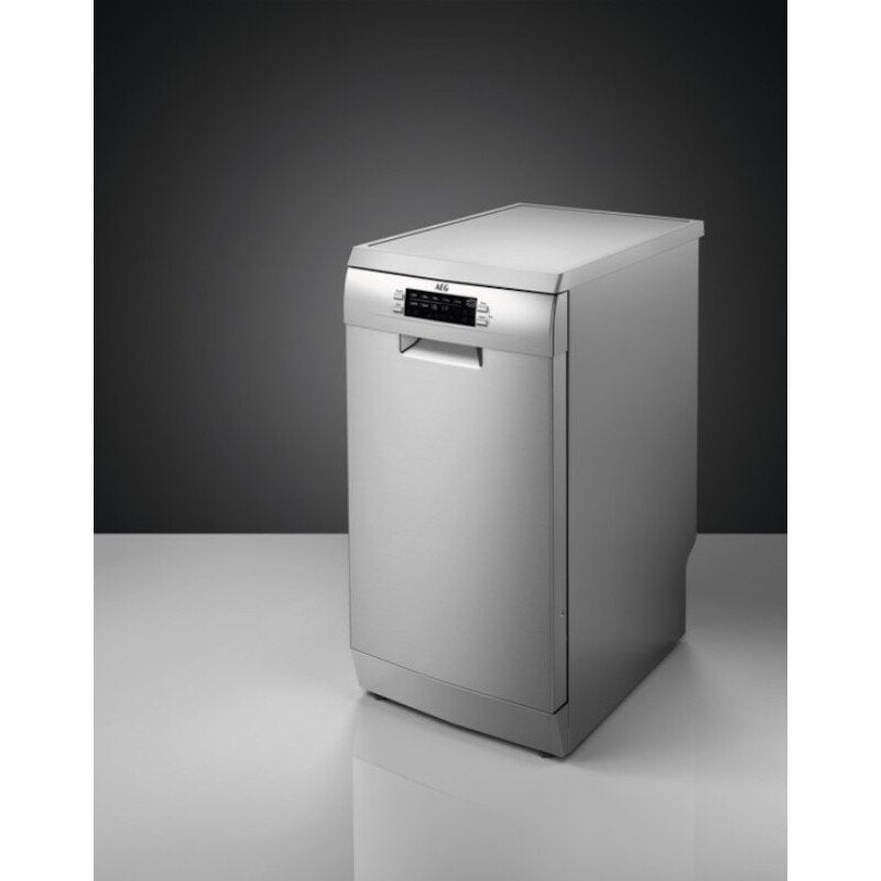 AEG FFB73527ZM Freestanding 45 CM Dishwasher 10 place - Grey | Atlantic Electrics