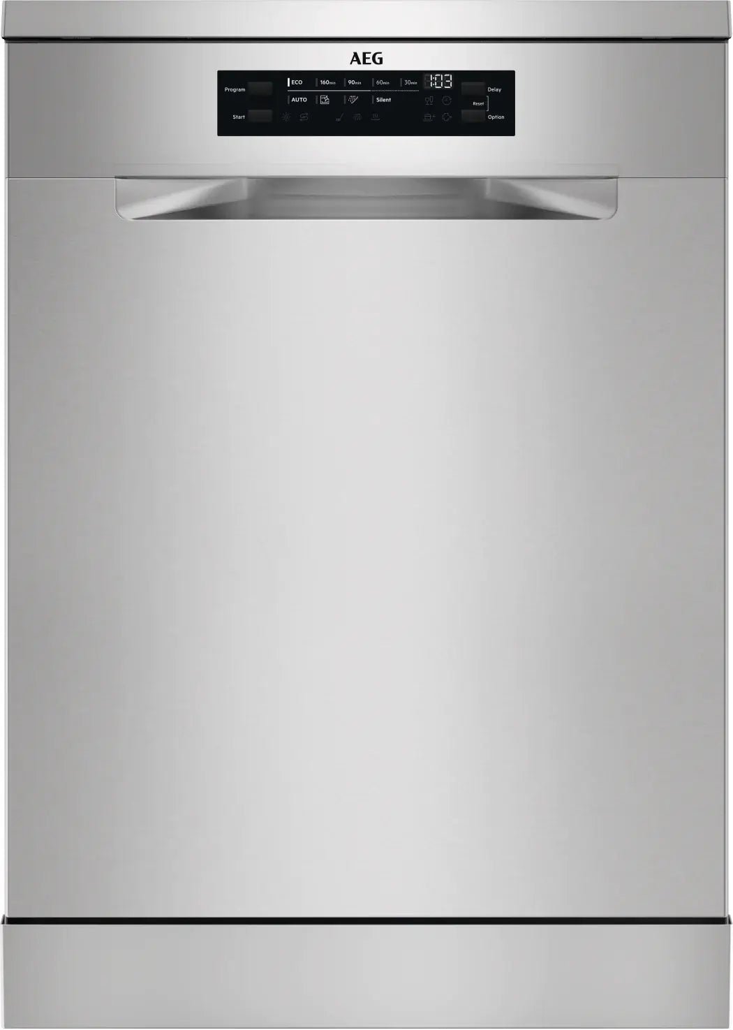 AEG FFB73727PM Freestanding 60 CM Dishwasher - Stainless Steel | Atlantic Electrics