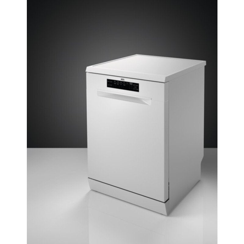 AEG FFB73727PW Freestanding 60 CM Dishwasher - White - Atlantic Electrics - 41087762727135 