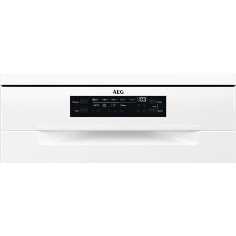 AEG FFB73727PW Freestanding 60 CM Dishwasher - White | Atlantic Electrics - 41087763218655 
