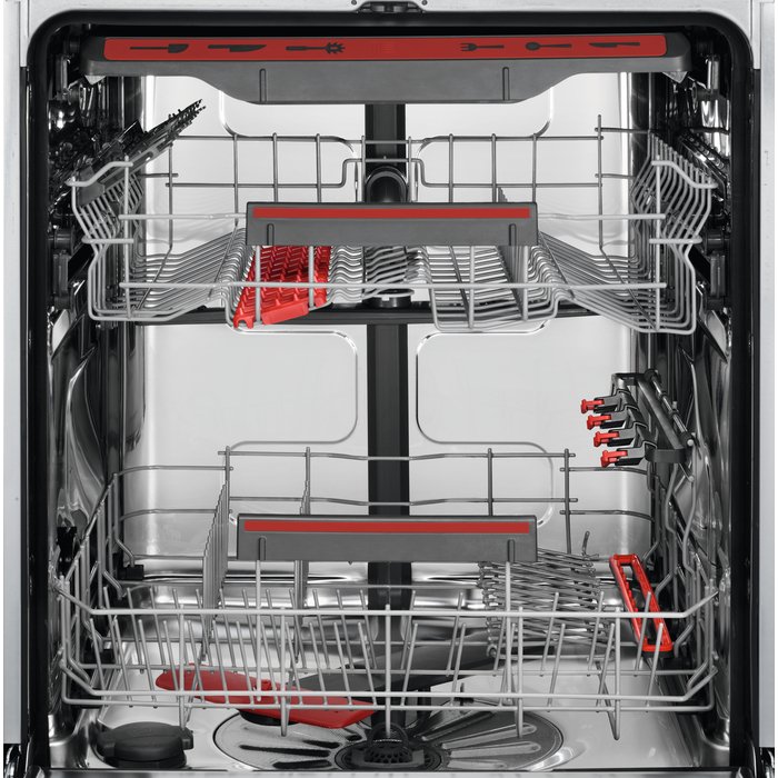 AEG FSK52917Z Built In Dishwasher 60cm 14 Place - Black | Atlantic Electrics