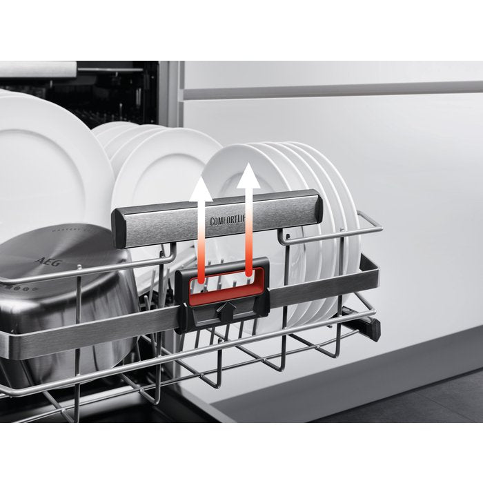 AEG FSK83828P Fully Integrated 60 cm Dishwasher 14 place - Black - Atlantic Electrics - 41130173399263 