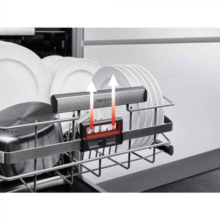AEG FSS82827P Fully Integrated 60 cm Dishwasher 12 place - Black | Atlantic Electrics - 41130171564255 