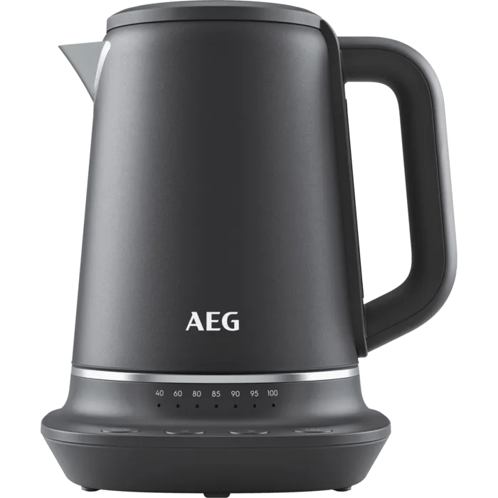 AEG Gourmet 7 K7-1-6BP-U 2.4kW 1.7 Litre Cordless Kettle - Graphite Grey | Atlantic Electrics