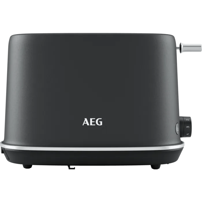 AEG Gourmet 7 T7-1-6BP-U 980W 2-Slice Toaster - Graphite Grey - Atlantic Electrics - 40157486842079 