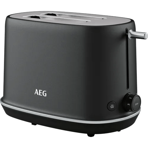 AEG Gourmet 7 T7-1-6BP-U 980W 2-Slice Toaster - Graphite Grey | Atlantic Electrics - 40157486809311 