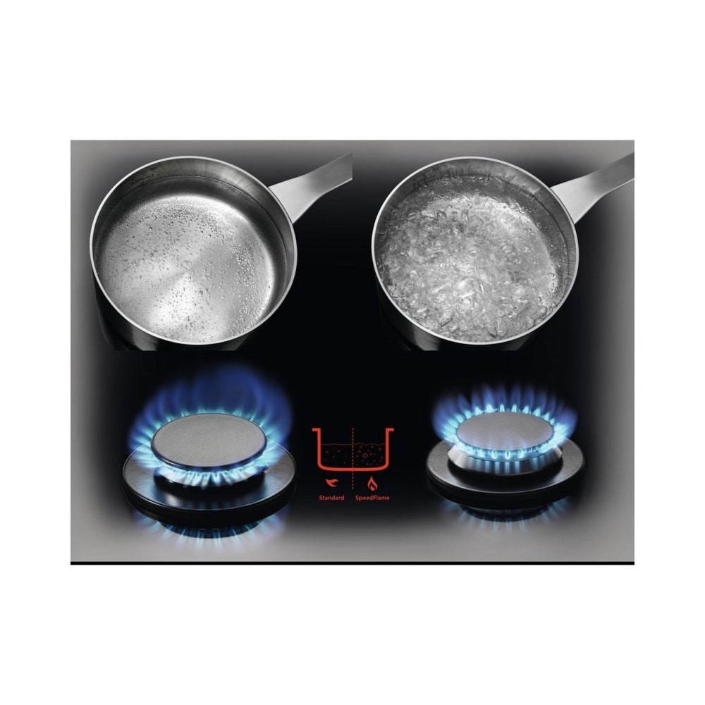 AEG HGB75400SM Gas Hob - Stainless Steel | Atlantic Electrics - 40917128904927 