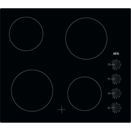AEG HK614000CB 95 cm Ceramic Electric Hob - Black | Atlantic Electrics