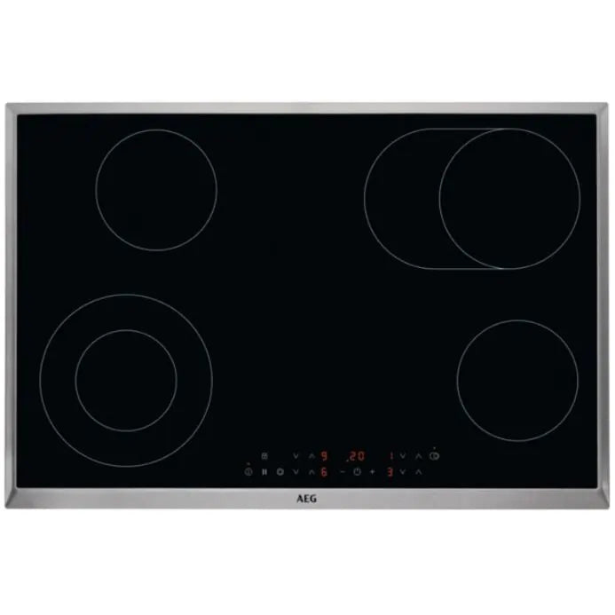 AEG HK834060XB Ceramic Hob - Black | Atlantic Electrics - 40157487956191 