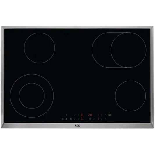 AEG HK834060XB Ceramic Hob - Black | Atlantic Electrics