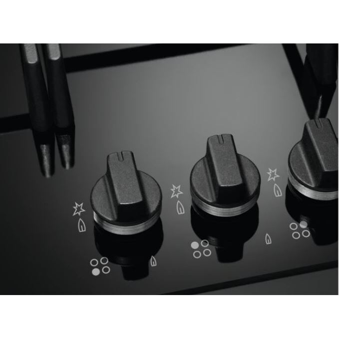 AEG HKB64450NB Gas Hob - Black | Atlantic Electrics - 40917129232607 