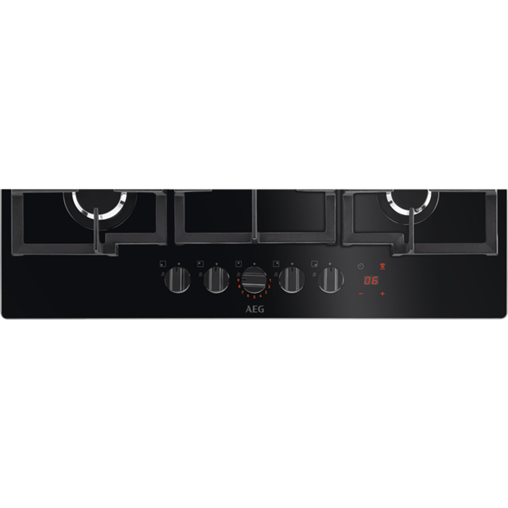 AEG HKB75450NB Gas Hob - Black | Atlantic Electrics - 39477720449247 