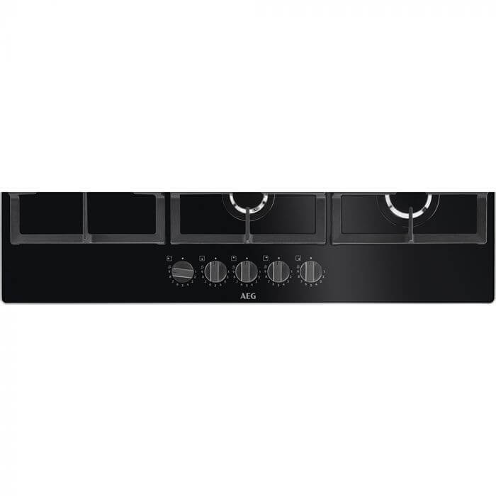 AEG HKB95820NB Gas Hob - Black | Atlantic Electrics