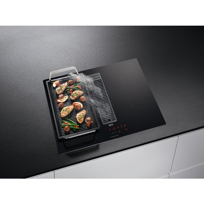 AEG IDE74243IB Venting Hob - Black | Atlantic Electrics