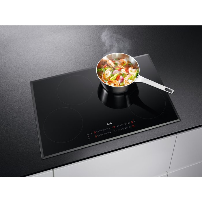 AEG IKB84401FB 80 cm Induction Hob - Black | Atlantic Electrics - 41222523060447 