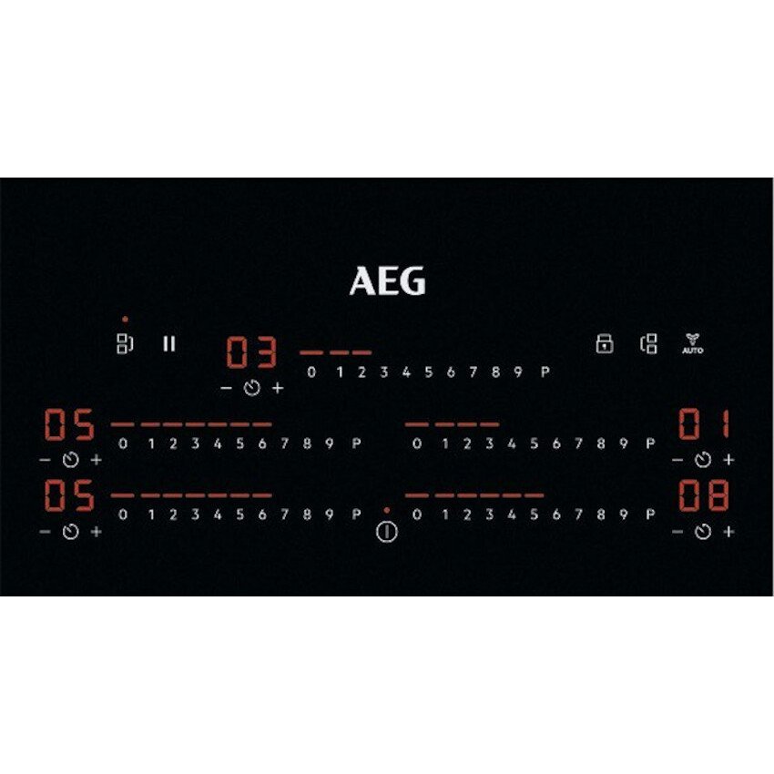 AEG IKE95751FB 90 cm Induction Hob - Black | Atlantic Electrics - 41222514802911 