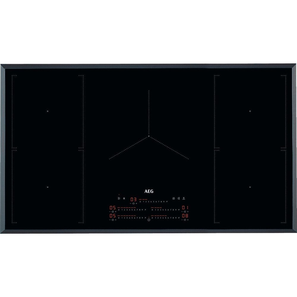 AEG IKE95751FB 90 cm Induction Hob - Black | Atlantic Electrics - 41222514770143 