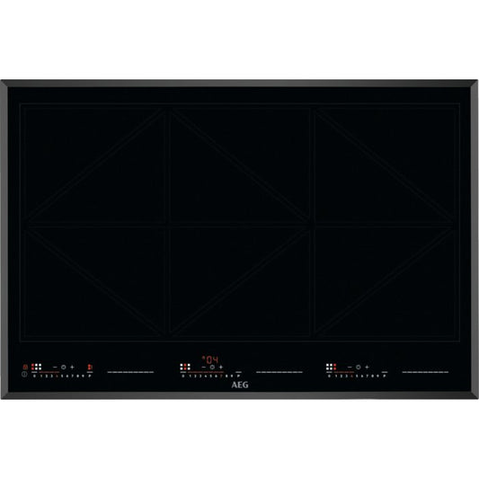 AEG IKK86681FB 80 cm Induction Hob - Black | Atlantic Electrics