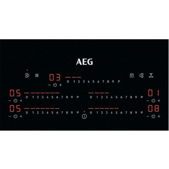 AEG IKS8575XFB Induction Hob - Black | Atlantic Electrics
