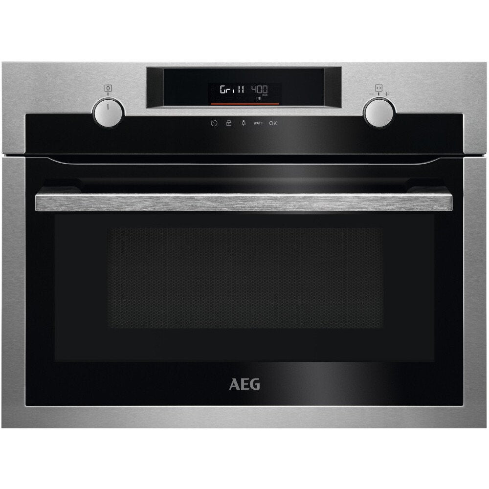 AEG KME525860M 42 Liters Built In Microwave with Grill - Stainless Steel | Atlantic Electrics - 41258255155423 