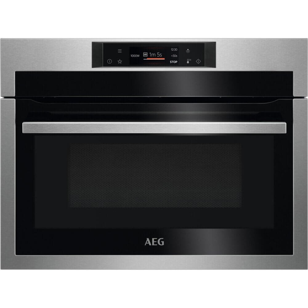 AEG KME761080M 59.5cm Built In CombiQuick Combination Microwave compact oven Stainless Steel | Atlantic Electrics - 39477719302367 