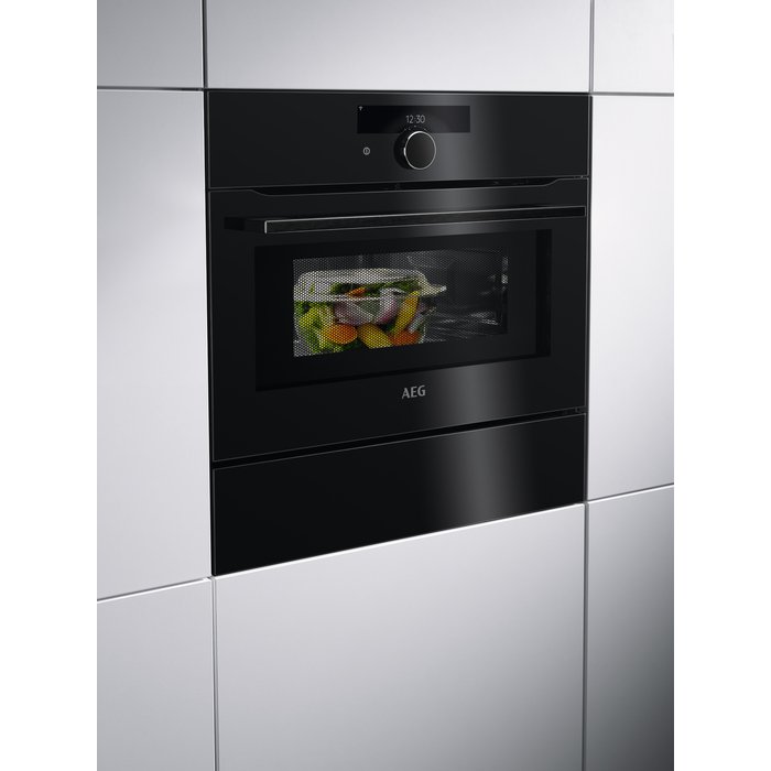 AEG KMK968000B 43 Liters Combination Microwave Oven - Black | Atlantic Electrics