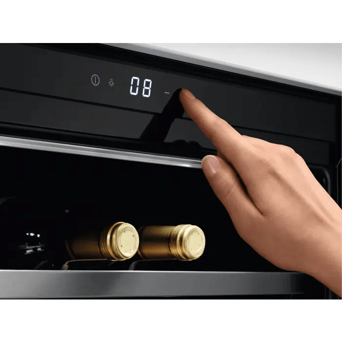 AEG KWK884520T 45 cm Built-in Integrated Wine Cellar Black 18 bottles | Atlantic Electrics