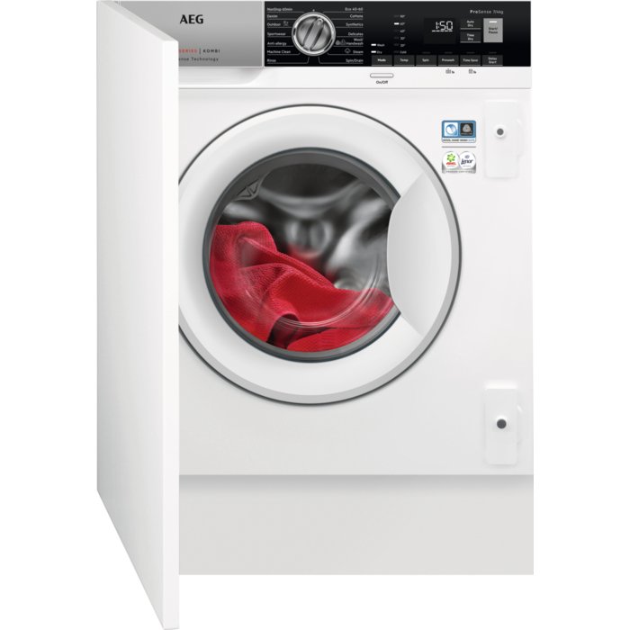 AEG L7WE7631BI Built in Washer Dryer 7Kg / 4Kg 1600 Spin - White | Atlantic Electrics - 41222522699999 