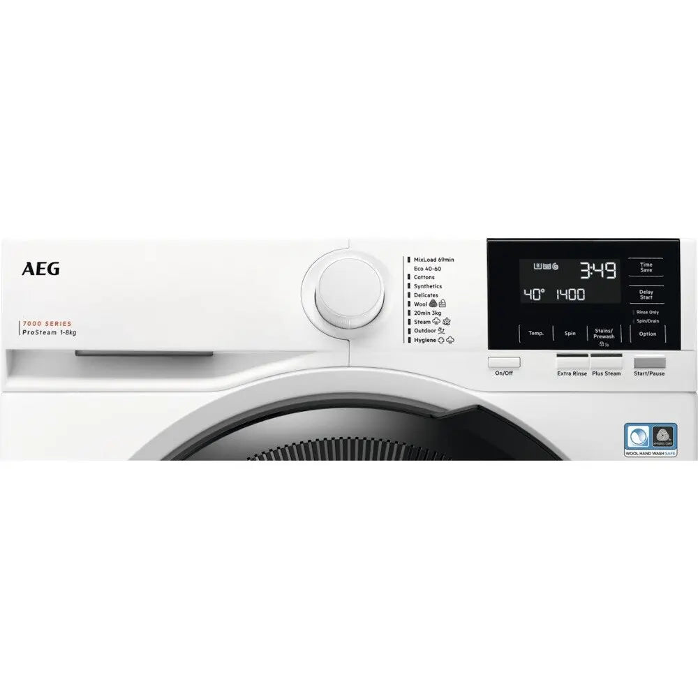 AEG LFR71844B Freestanding Washing Machine - White | Atlantic Electrics - 40157489856735 