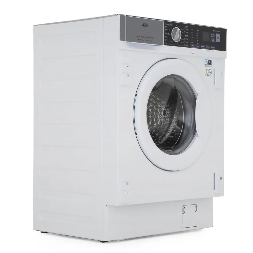 AEG ProSteam® L7FE7461BI Integrated 7kg Washing Machine with 1400 rpm - White - Atlantic Electrics - 40269142130911 