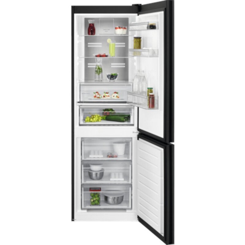 AEG RCB732E7MG Frost Free Freestanding Fridge Freezer 230 Litres/101 Litres - Black | Atlantic Electrics