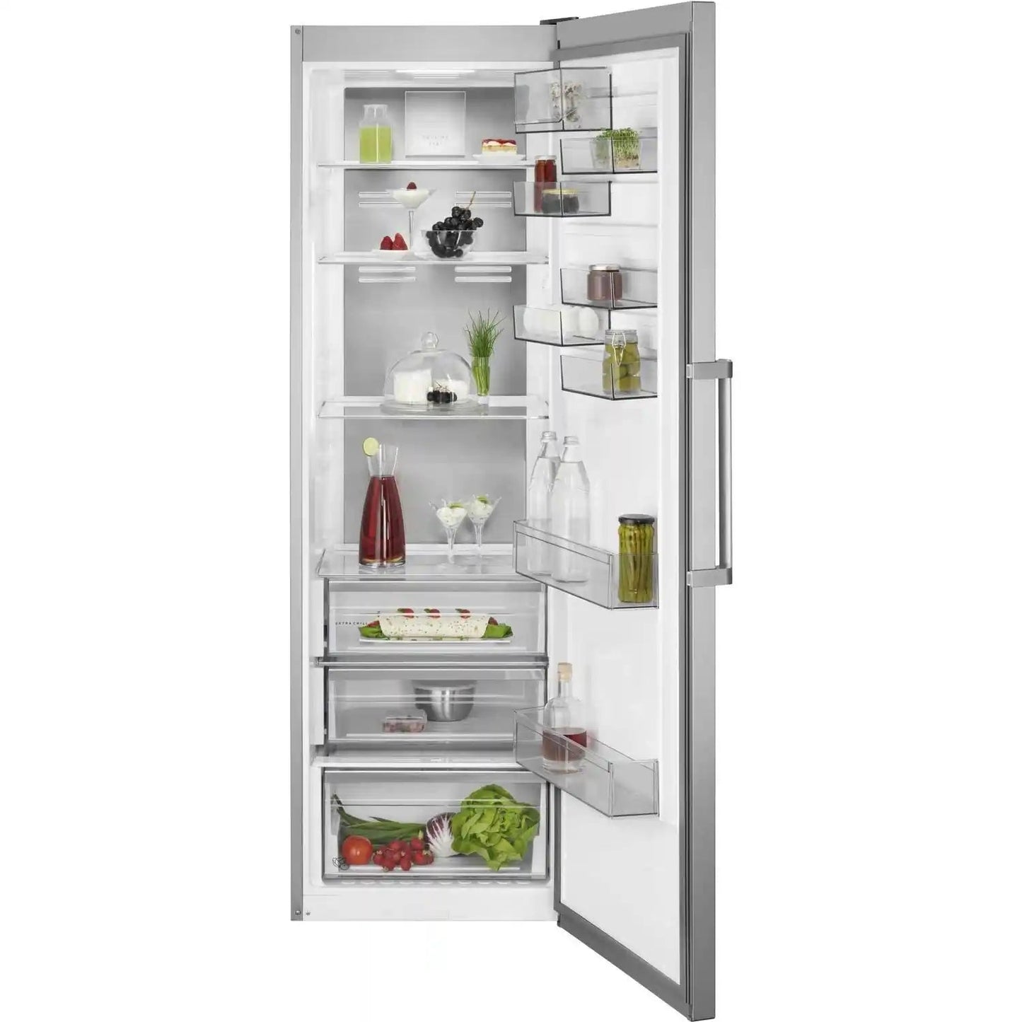 AEG RKB738E5MX 380 Litre Freestanding Larder Fridge - Stainless Steel | Atlantic Electrics