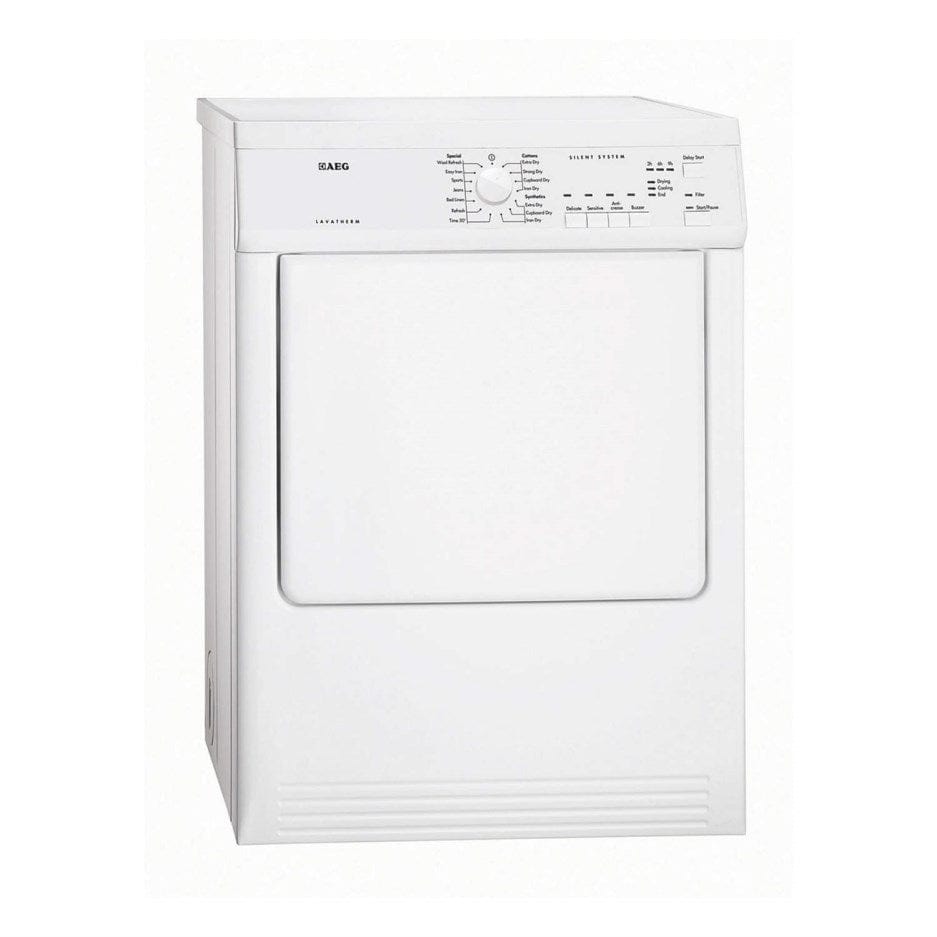AEG T65170AV 7kg Freestanding Vented Tumble Dryer - White - Atlantic Electrics - 39477721137375 